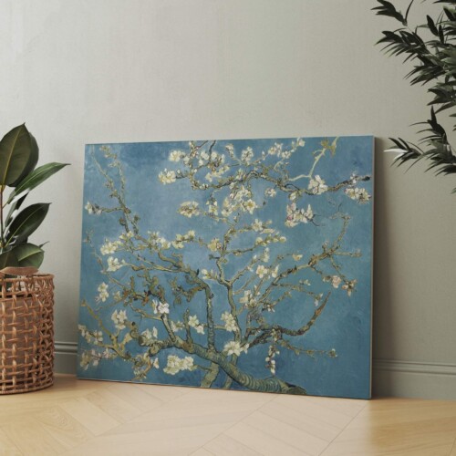 Cuadro Decorativo impreso en lienzo replicando la hermosa obra de Vincent Van Gogh "Almond blossom"/ "Flor de Almendro"